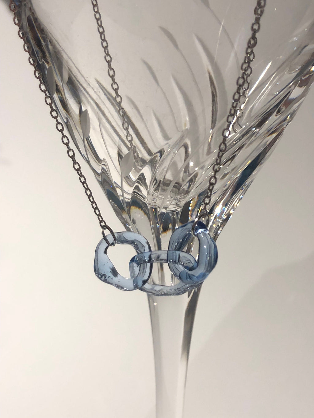 Deep Blue Link Necklace