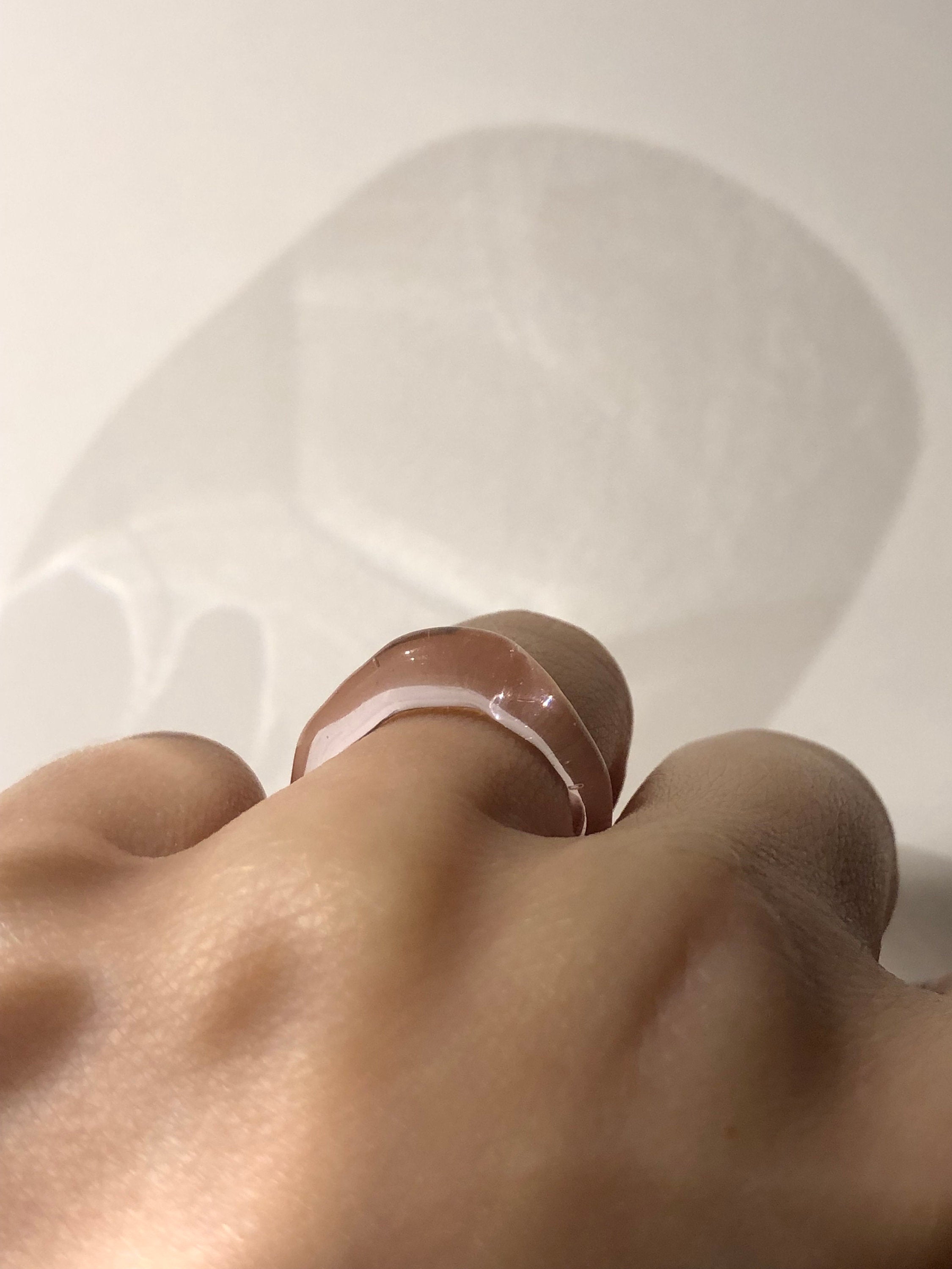 Rose Glass Ring