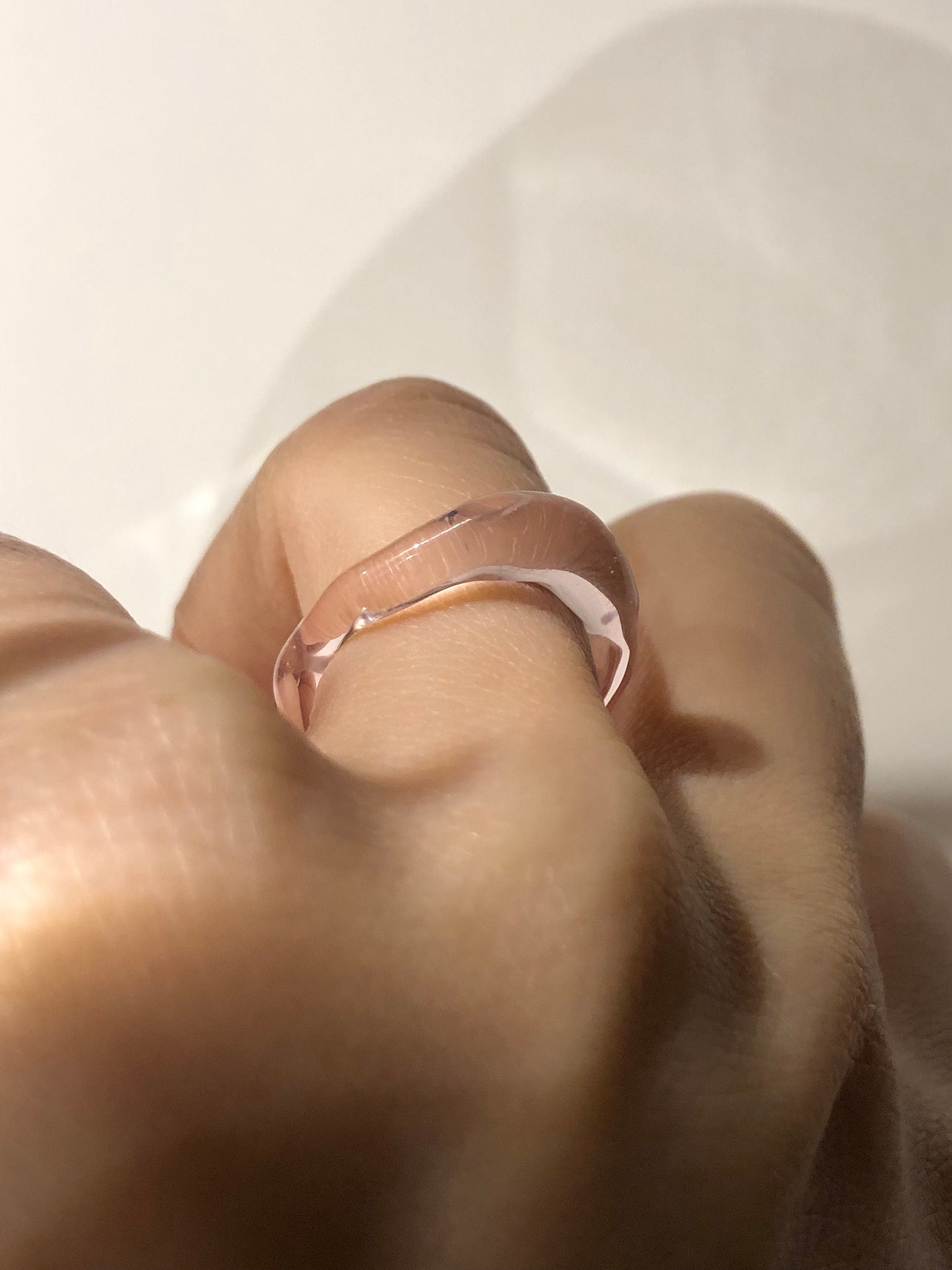 Rose Glass Ring