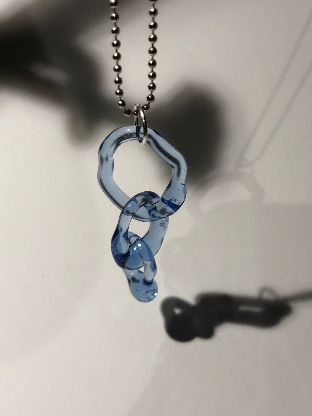 Wave triple link Necklace