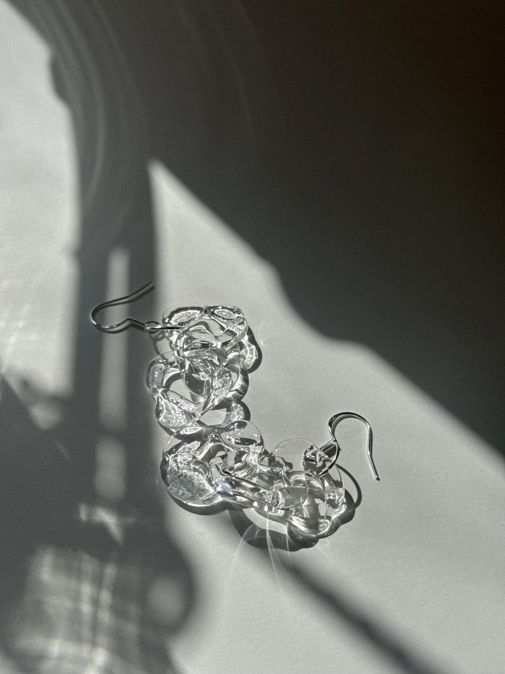 Dazzling Clear Glass Earrings