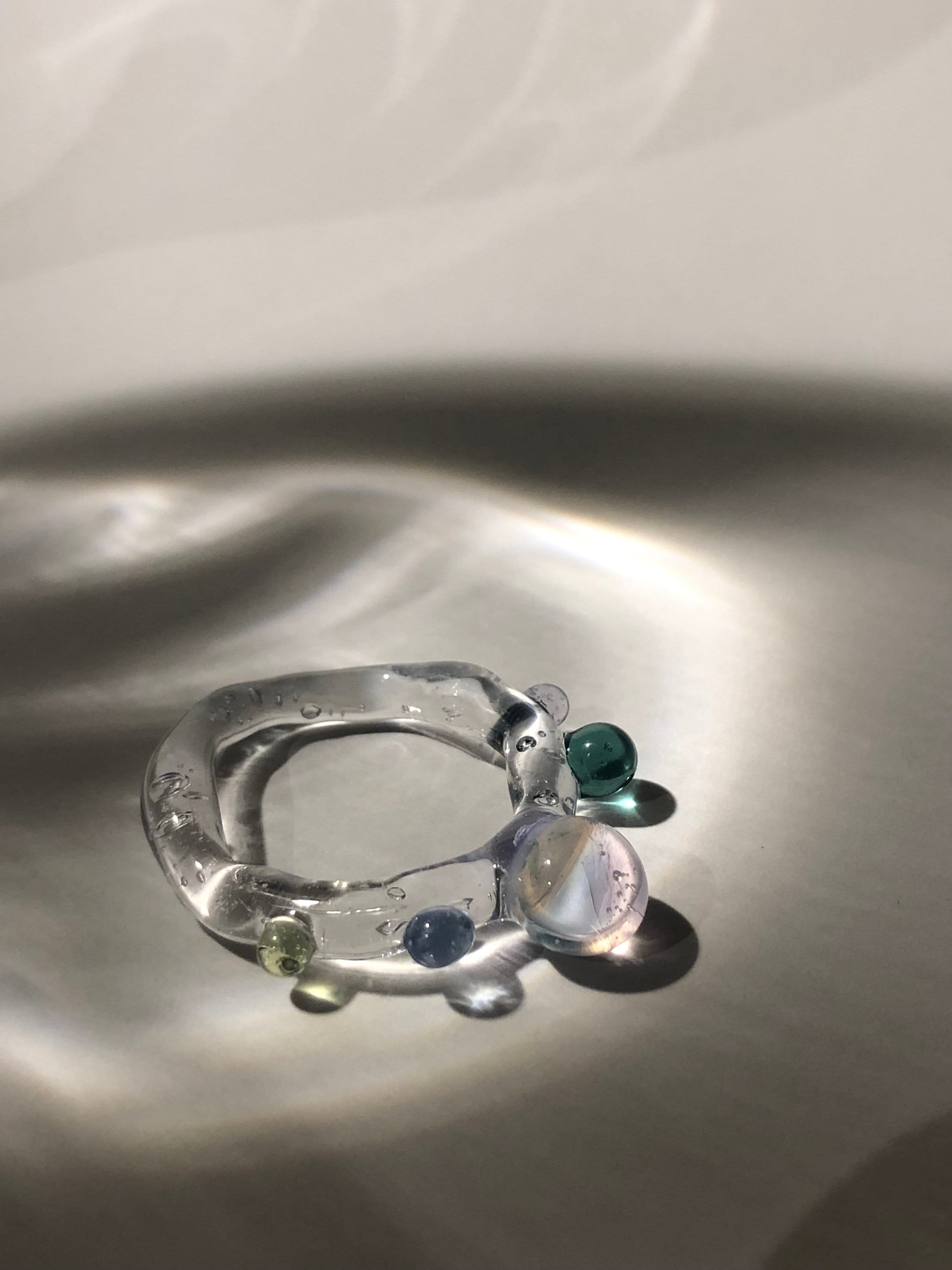 Colorful Glass Ring