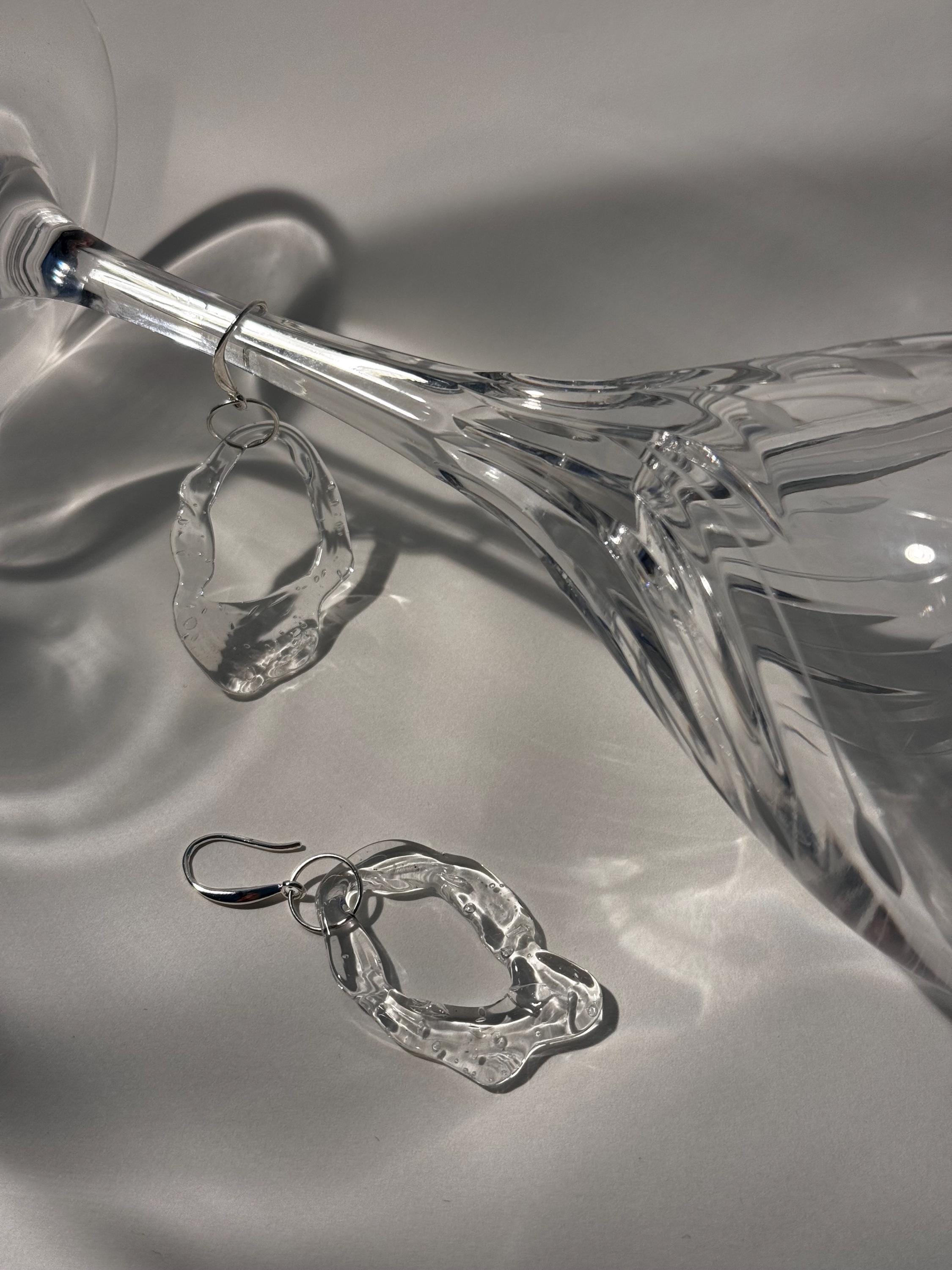 Frozen Water Earrings