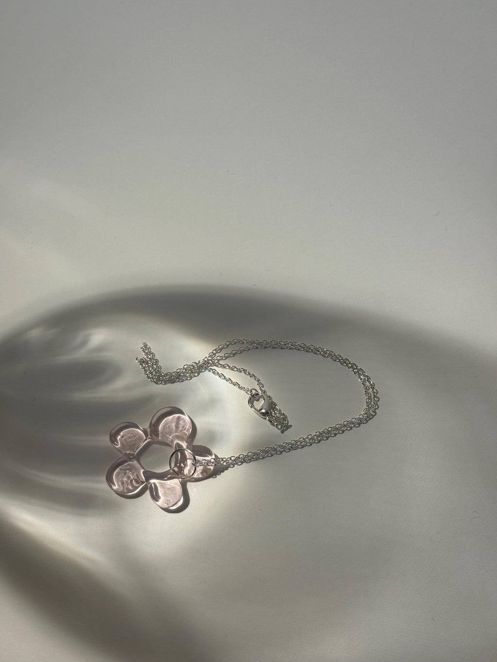Pink Flower Necklace