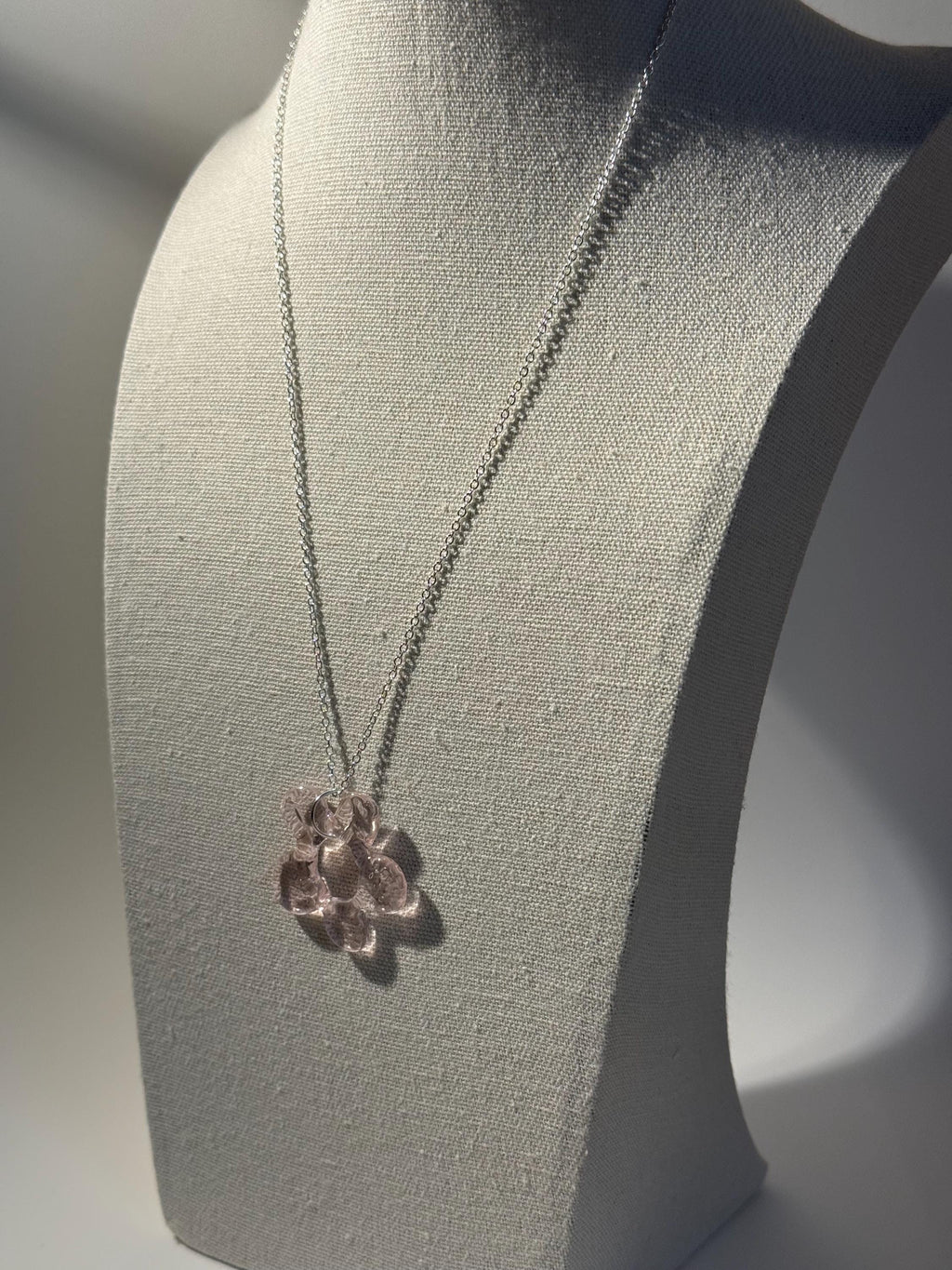 Pink Flower Necklace