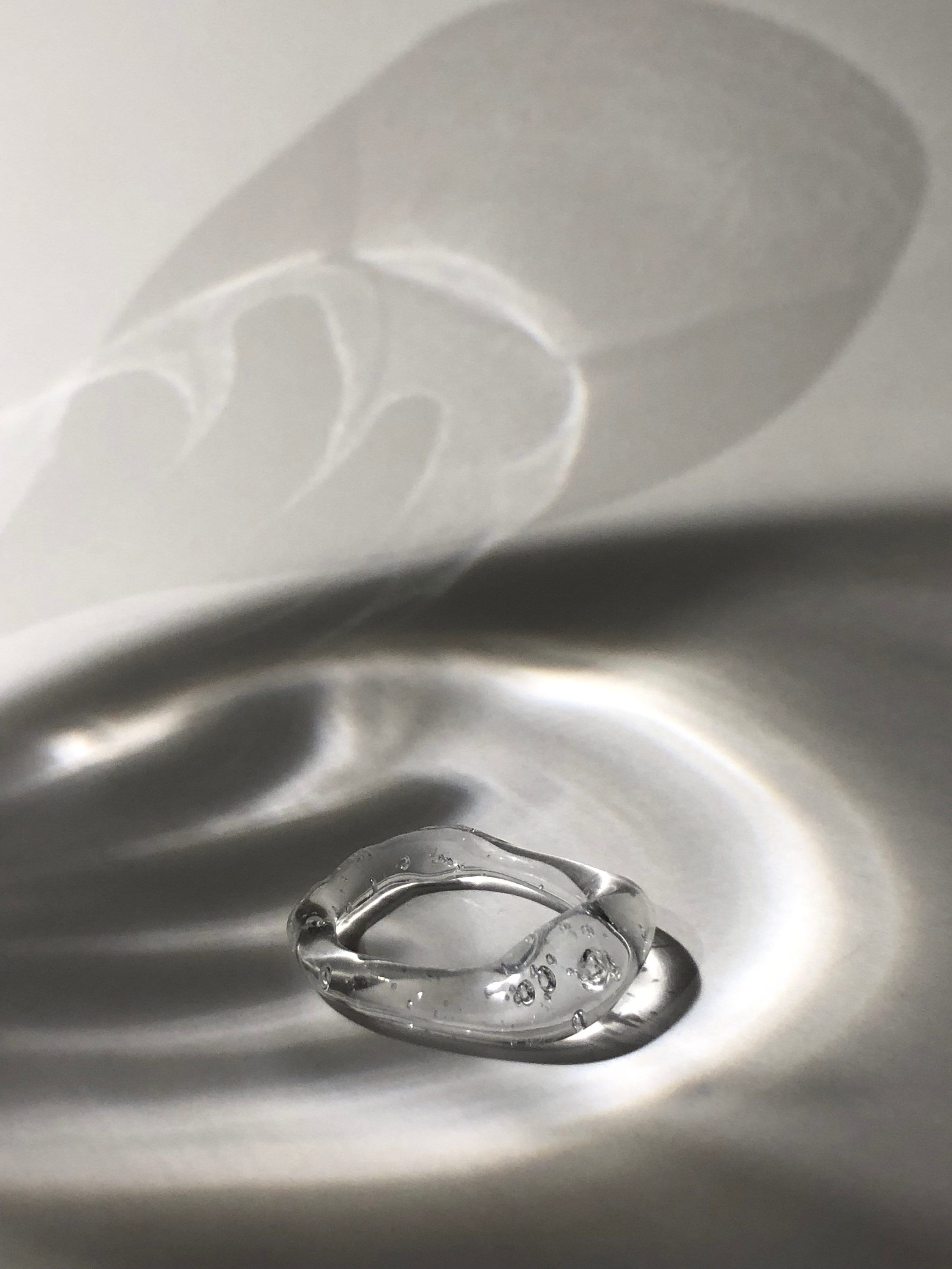 Clear Glass Ring
