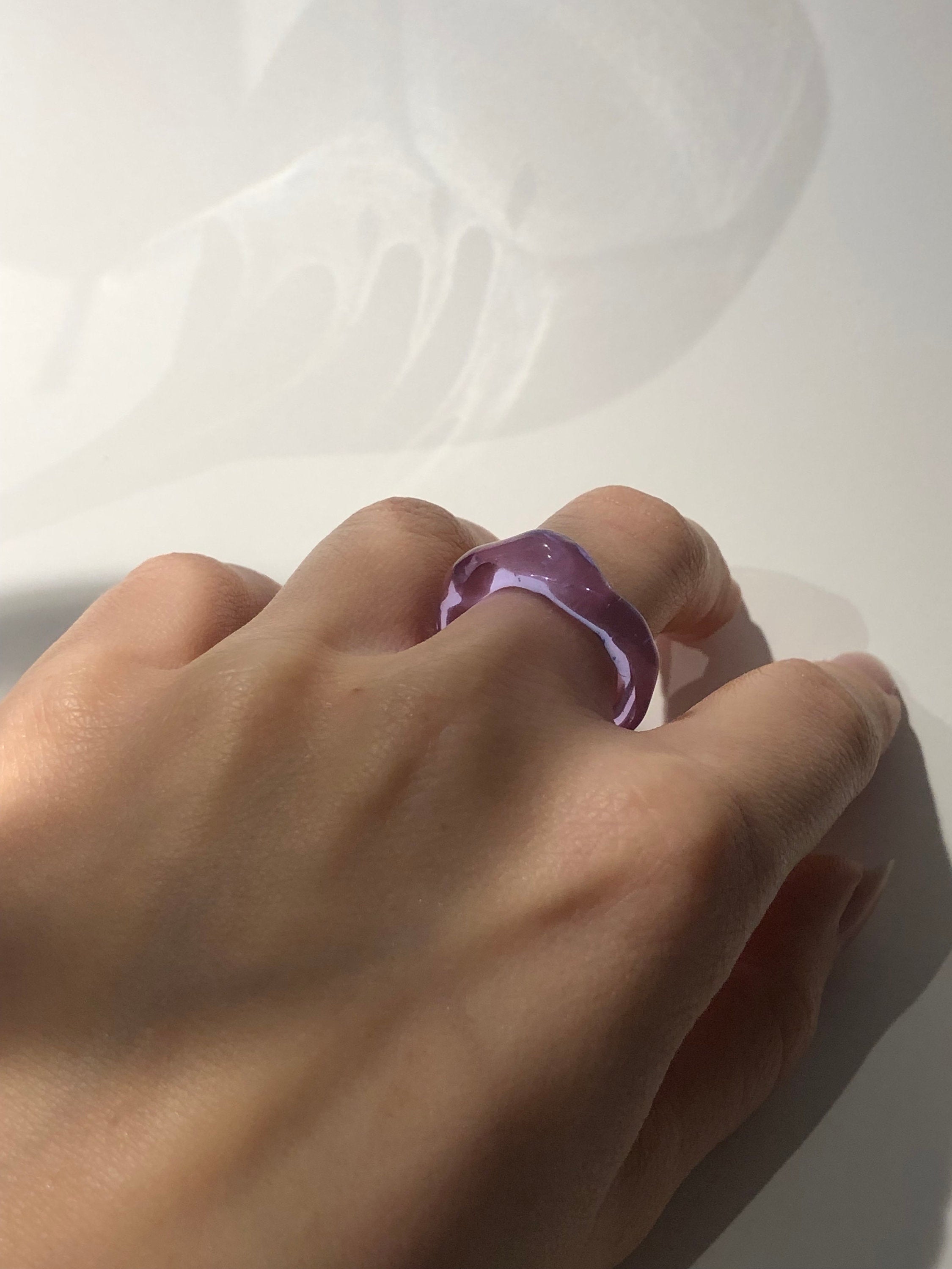 Purple Glass Ring