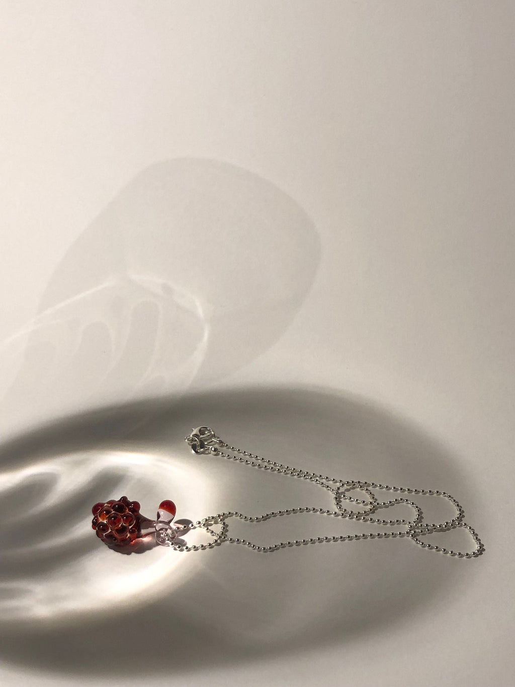 Handcrafted Red Berry Necklace
