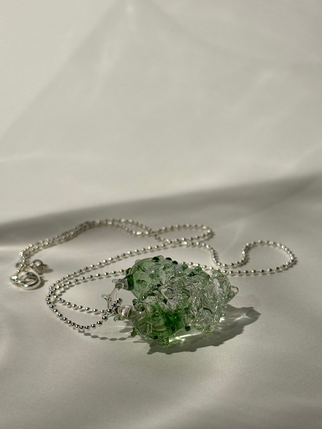Handcrafted Glass Heart of the Forest Pendant