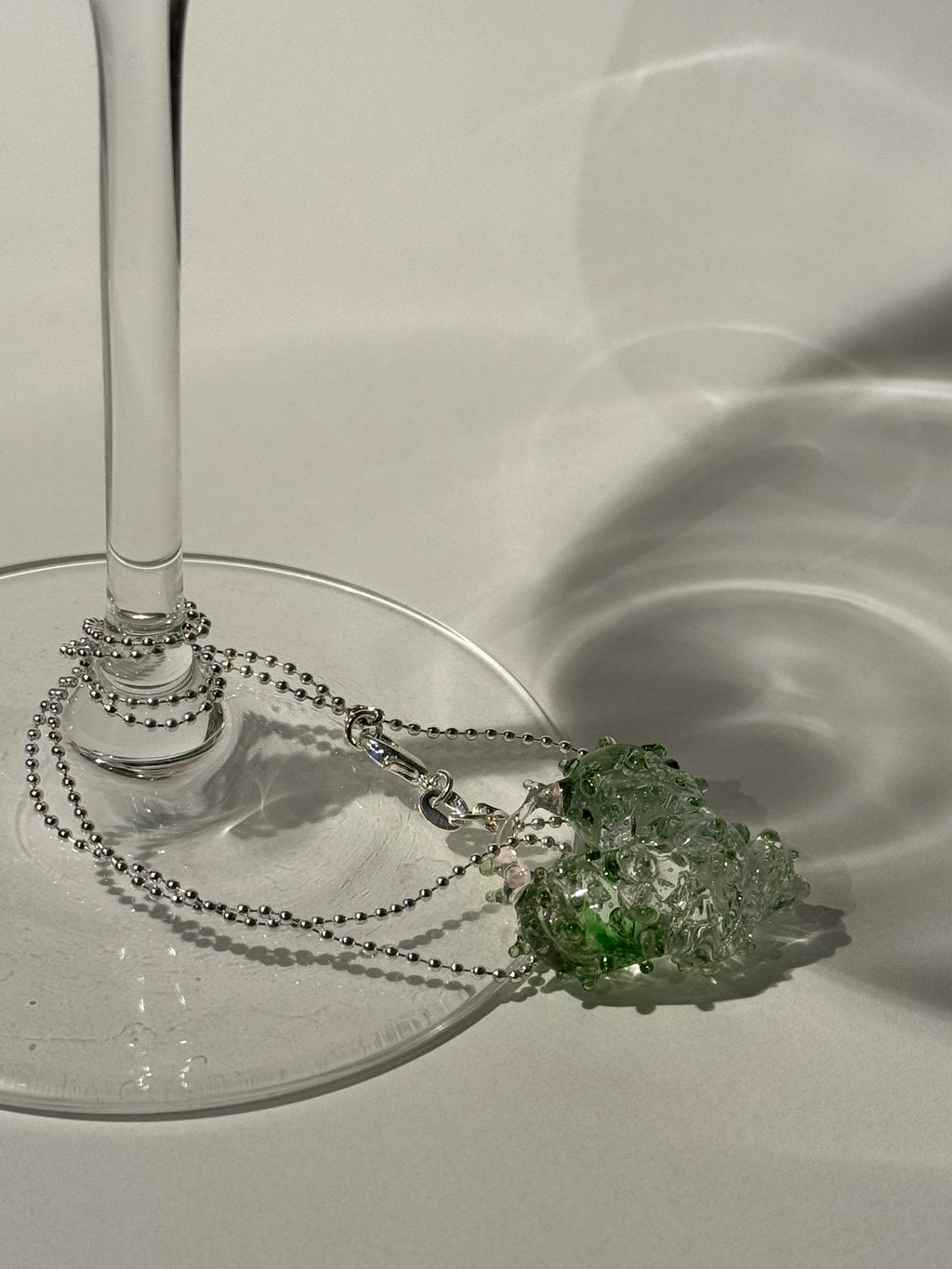 Handcrafted Glass Heart of the Forest Pendant