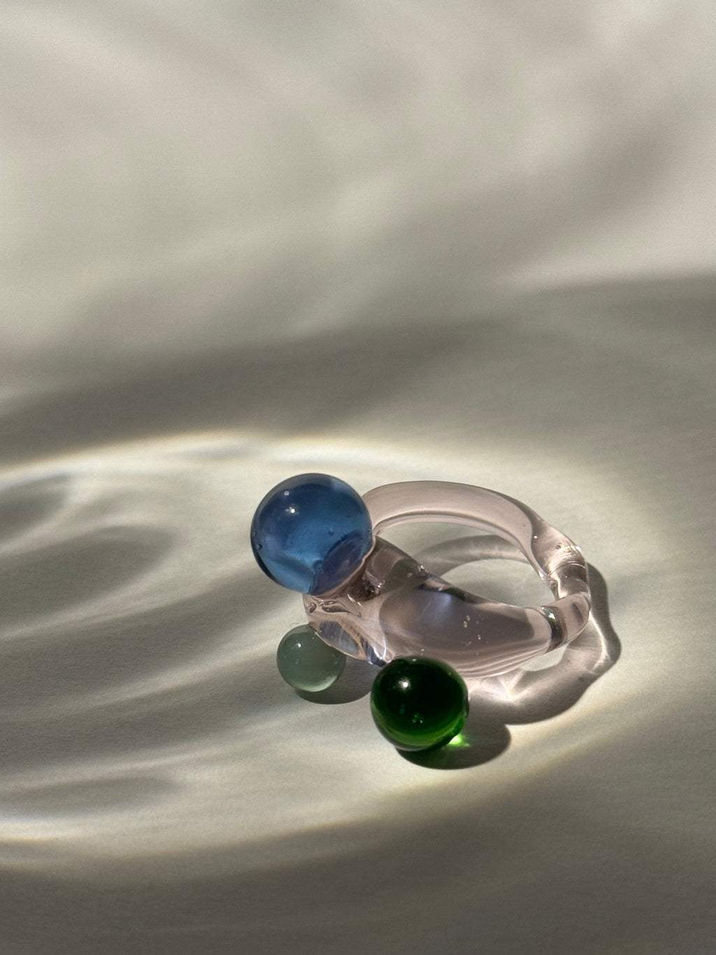 Colorful Borosilicate Glass Ring
