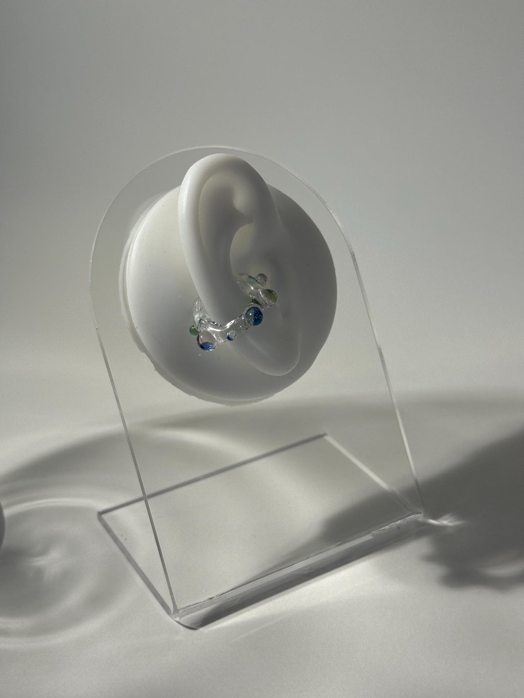 Colorful Glass Dot Earcuff