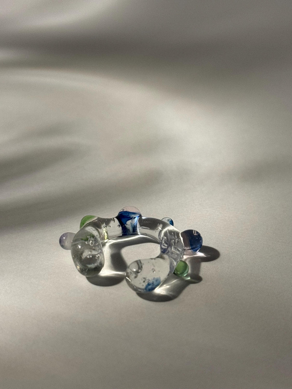 Colorful Glass Dot Earcuff