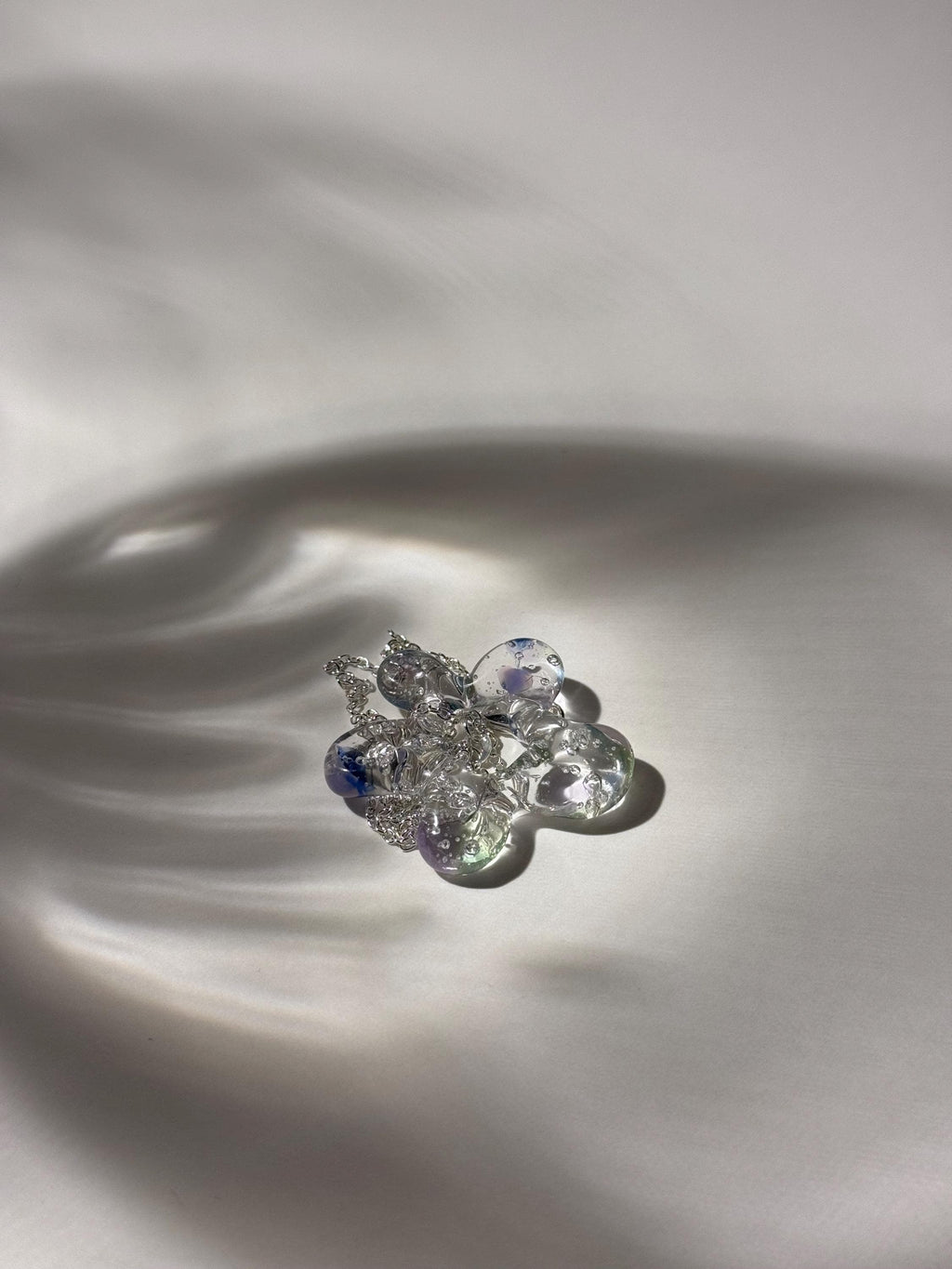 Handmade Borosilicate Glass Blossom Necklace
