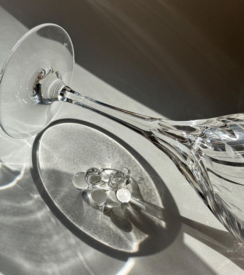 Big Bubble - Clear Borosilicate Glass Bubble Ring: Handmade Statement Jewelry