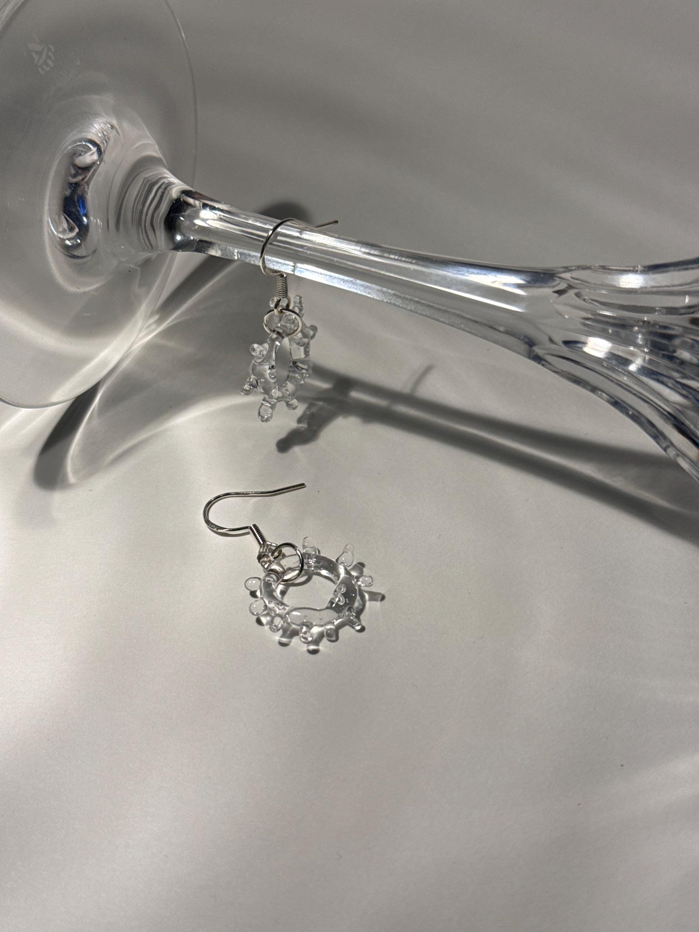 Handcrafted Borosilicate Glass Sunshine Earrings
