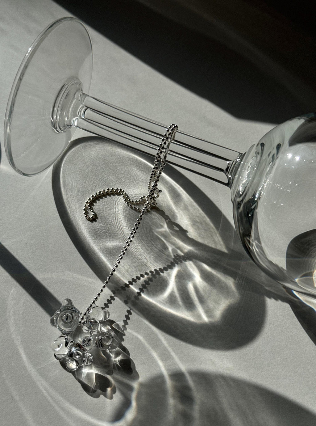 Lively Bubbles Charm Glass Necklace