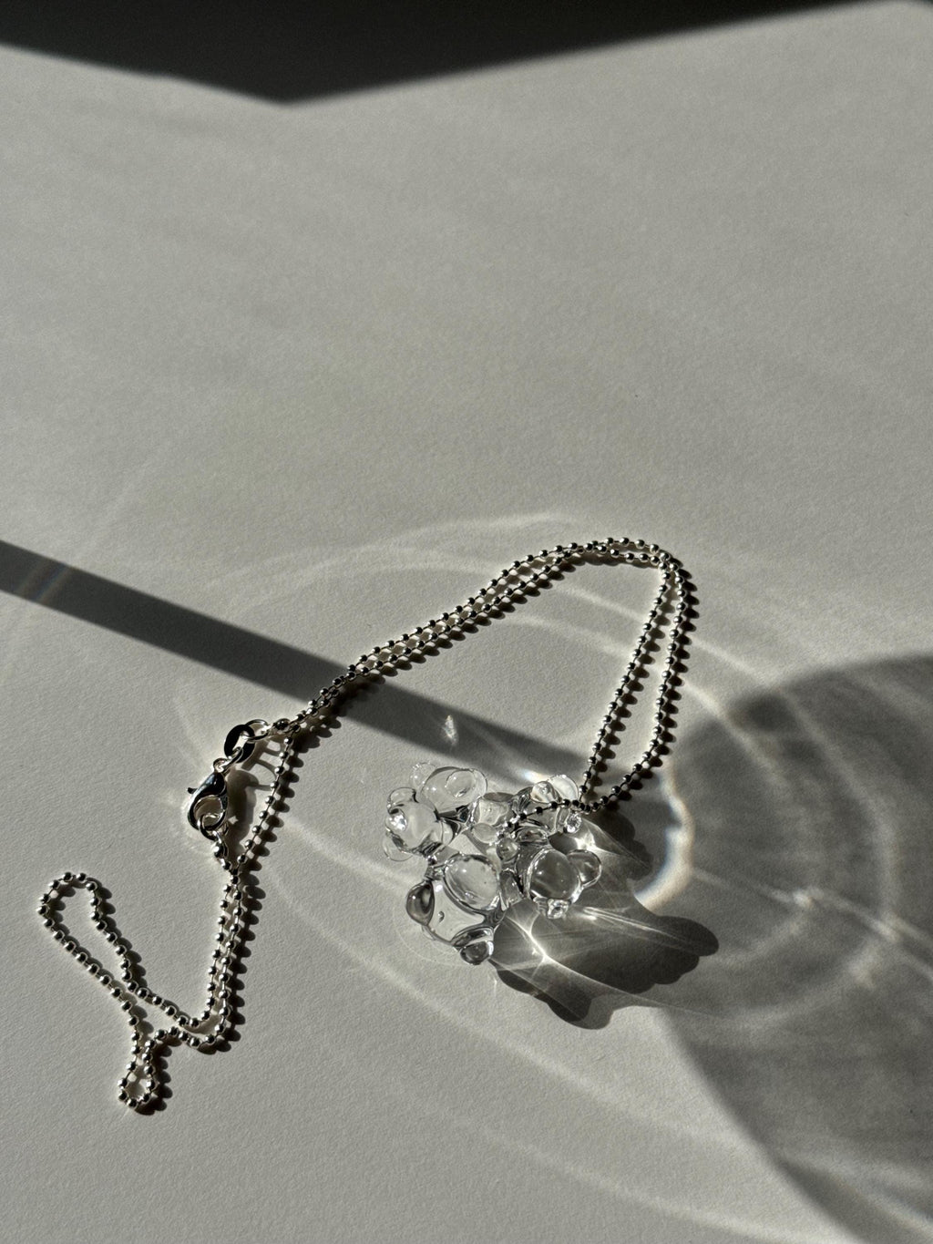 Lively Bubbles Charm Glass Necklace