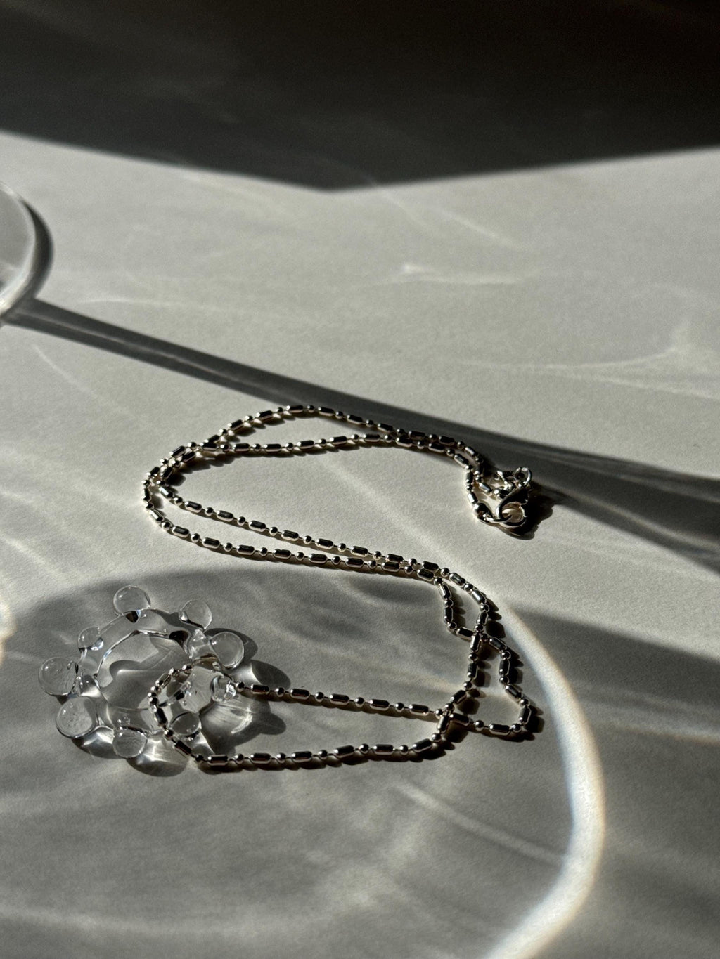 Borosilicate Glass Sun Necklace