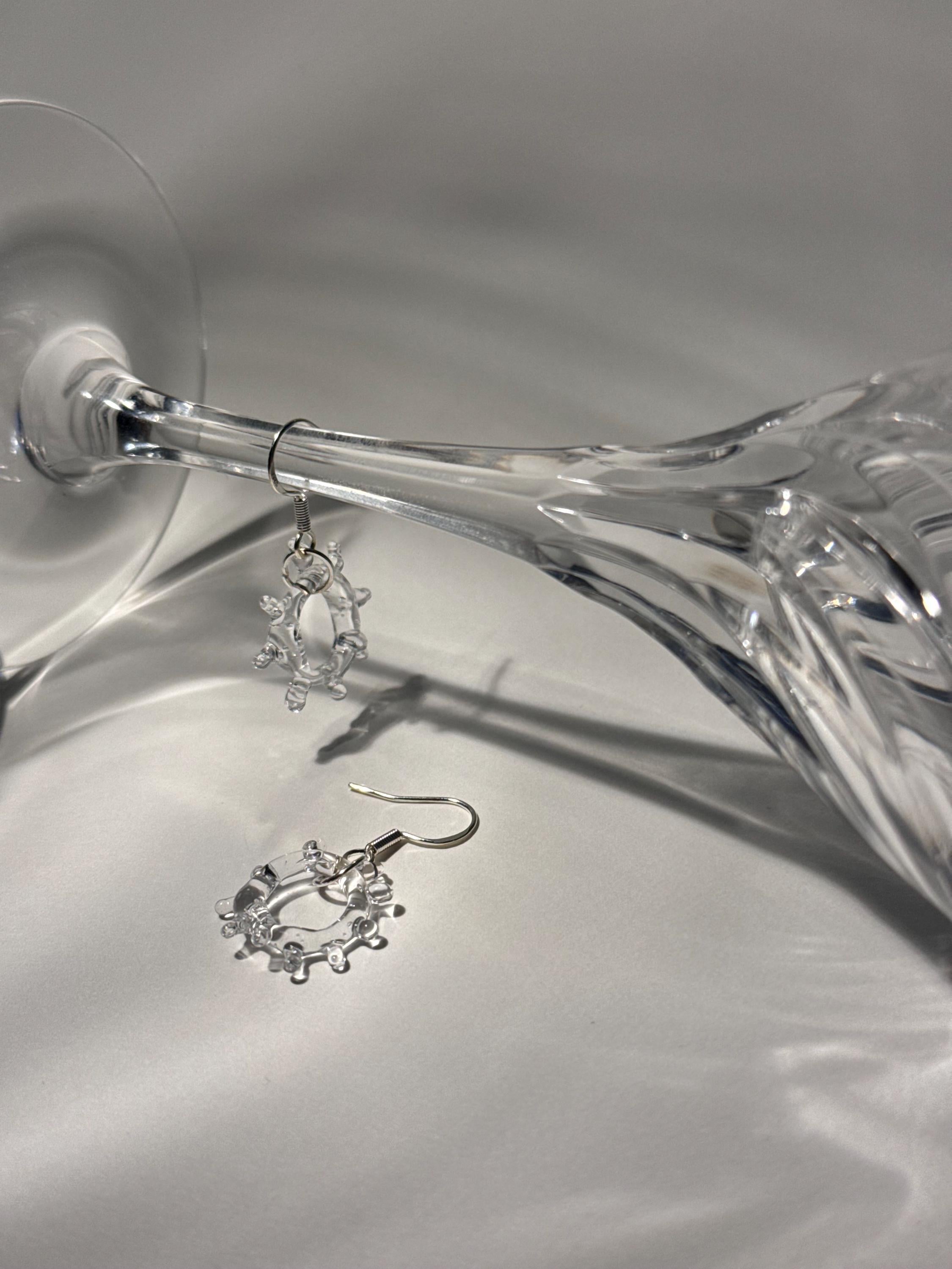 Handcrafted Borosilicate Glass Sunshine Earrings