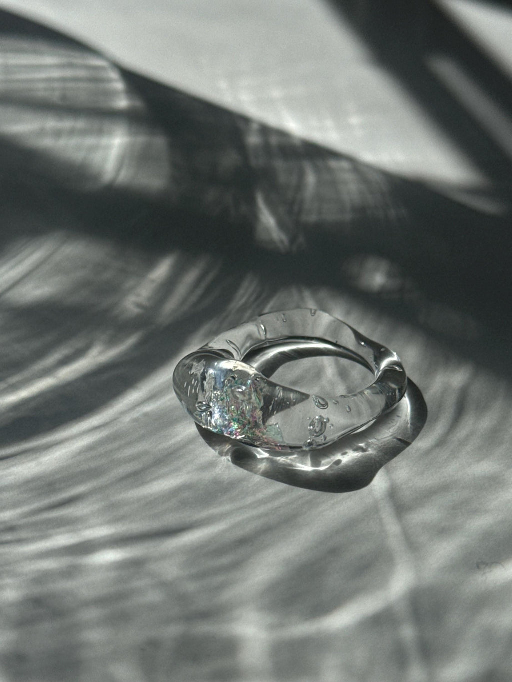 Opal Glass Ring