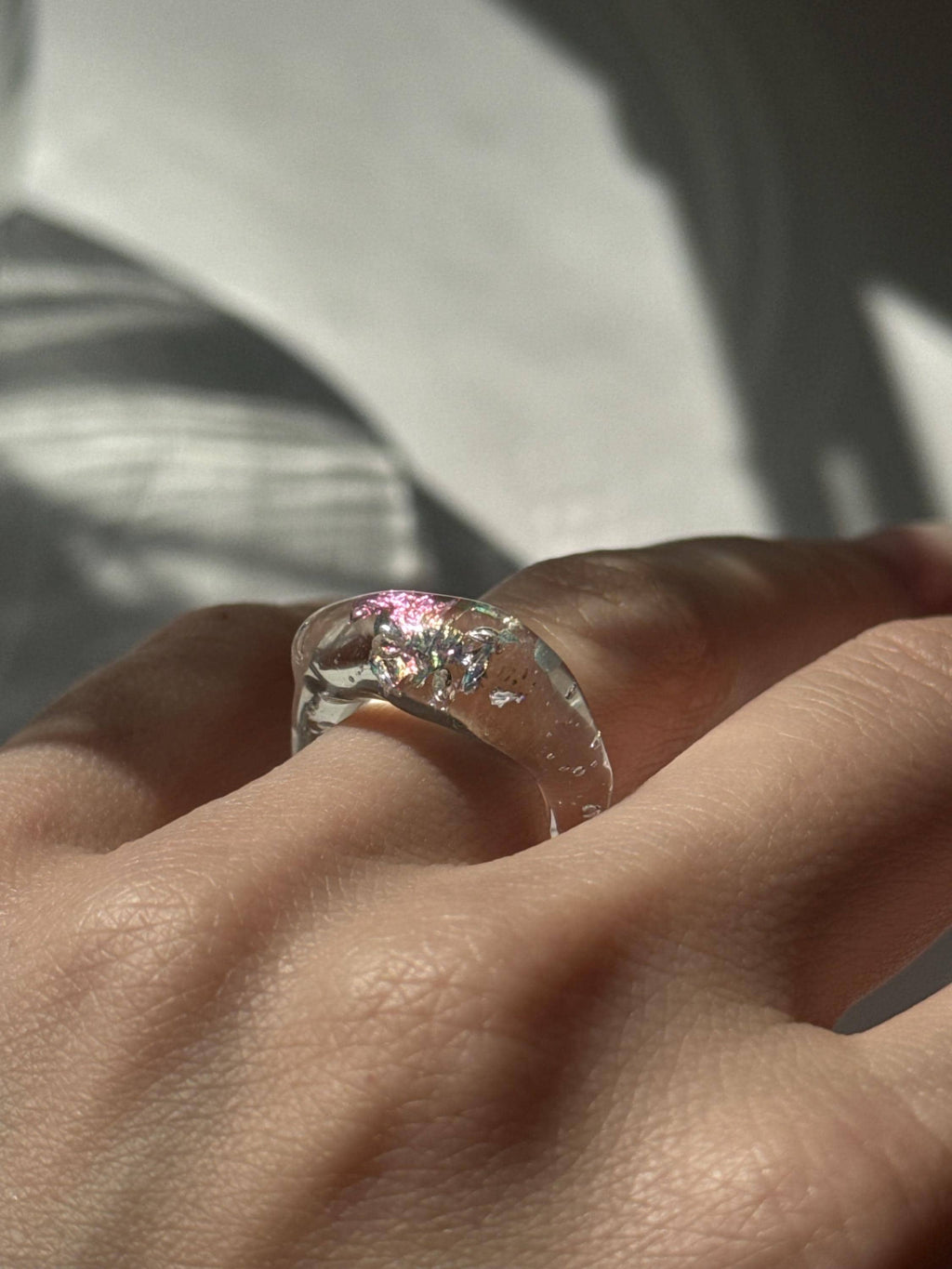 Opal Glass Ring